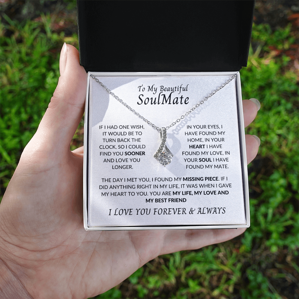 To My Beautiful Soulmate | Alluring Beauty Necklace