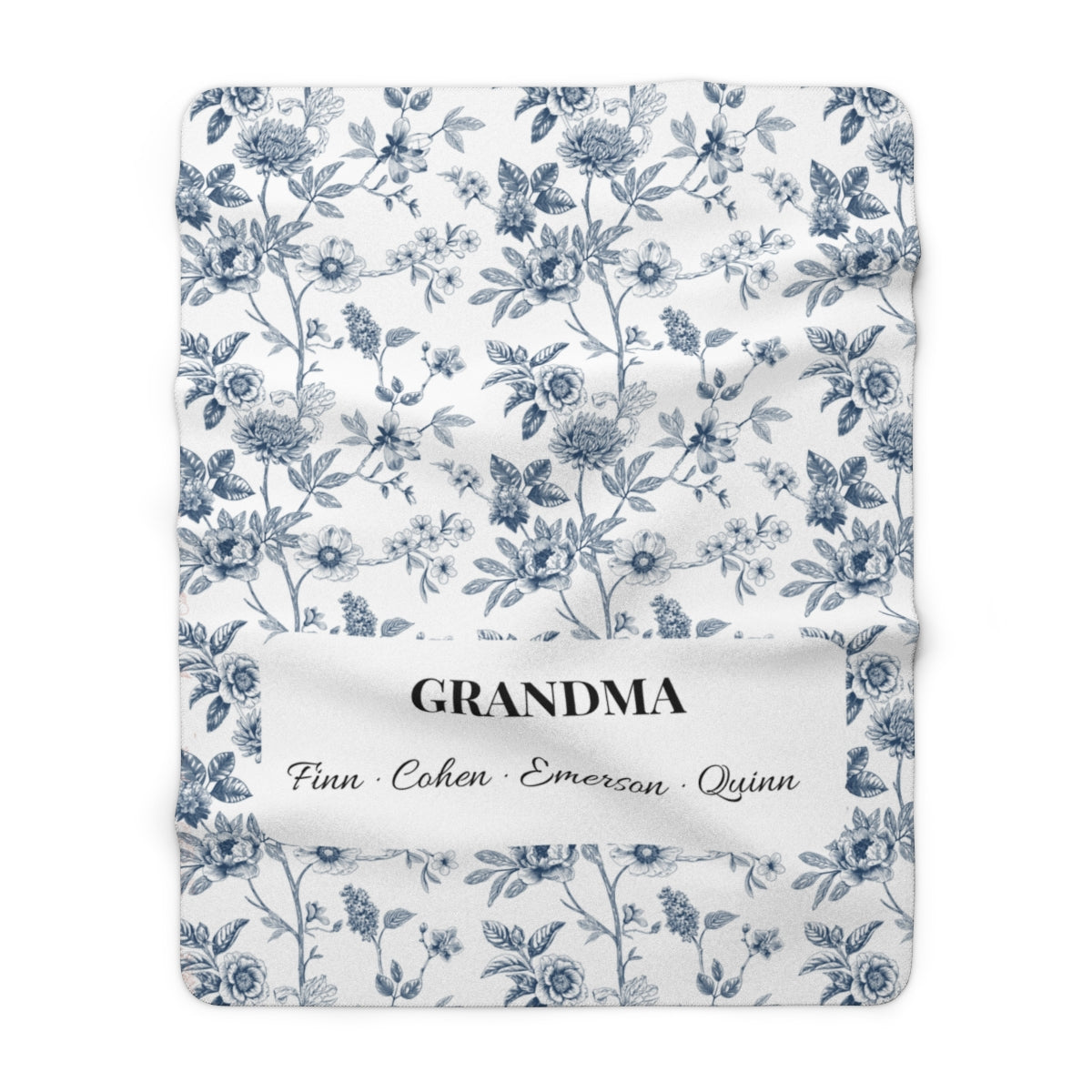 Personalized Grandma Blanket with Names