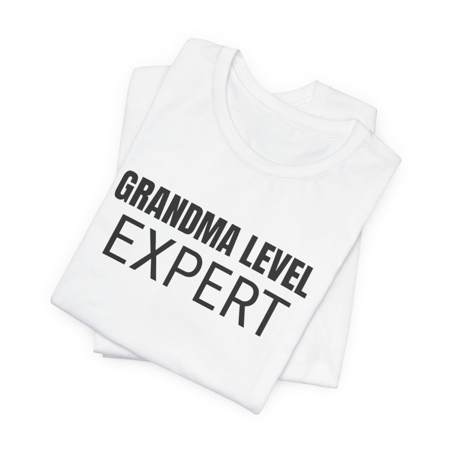 Grandma Level Expert, Funny Grandma T-Shirt, Gift for Grandma, Cute Grandmother Tee