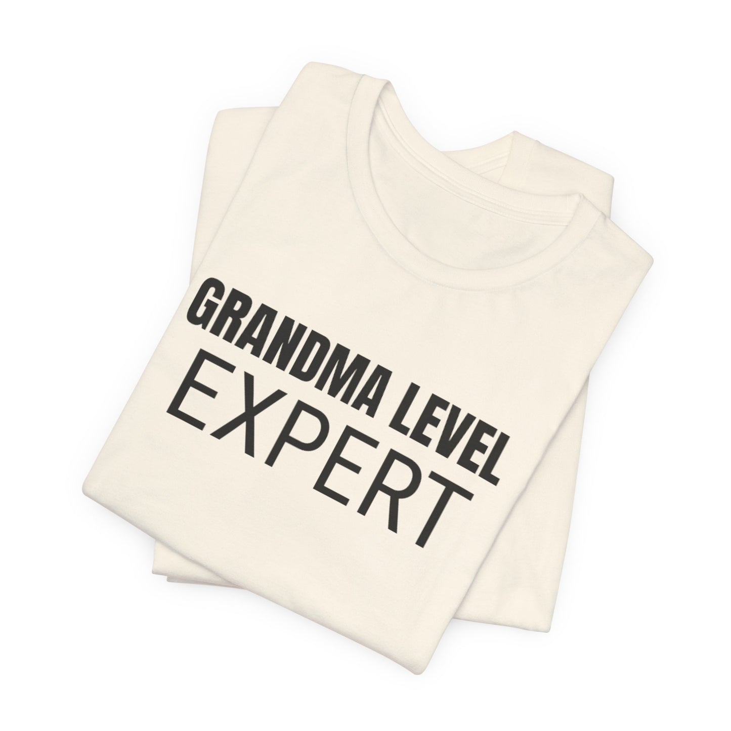 Grandma Level Expert, Funny Grandma T-Shirt, Gift for Grandma, Cute Grandmother Tee