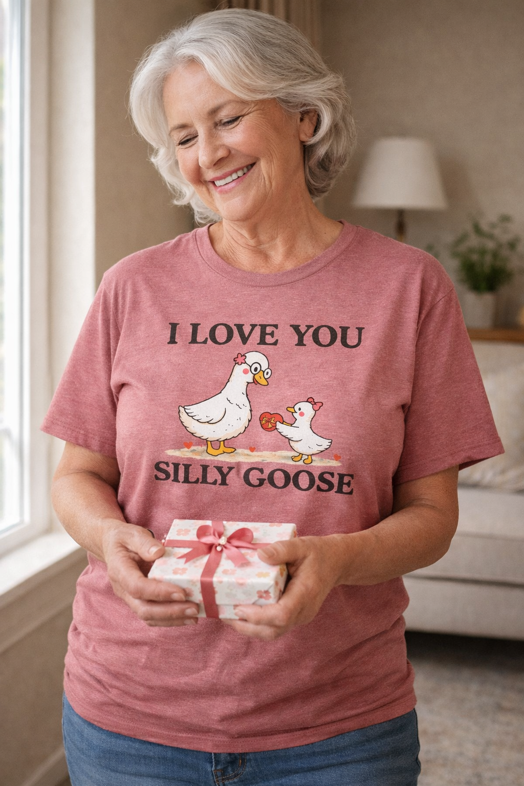 I Love You Silly Goose Grandma Tee