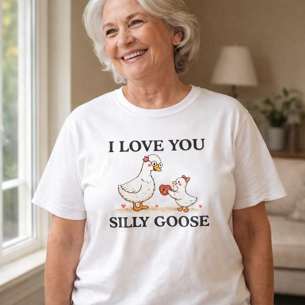 I Love You Silly Goose Grandma Tee