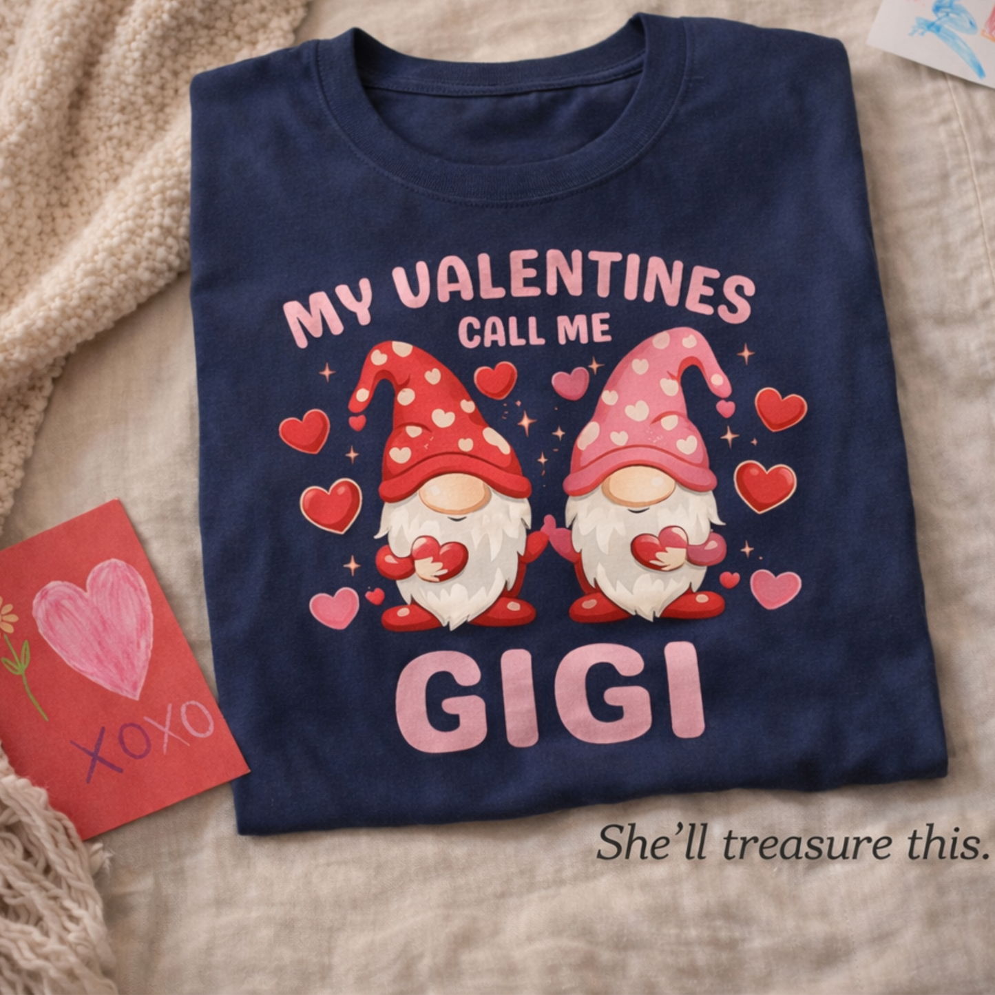 My Valentines Call Me Gigi Tee