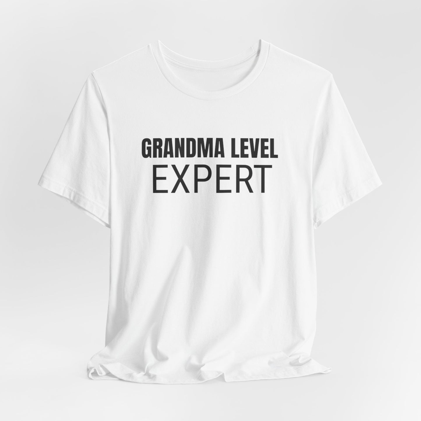 Grandma Level Expert, Funny Grandma T-Shirt, Gift for Grandma, Cute Grandmother Tee