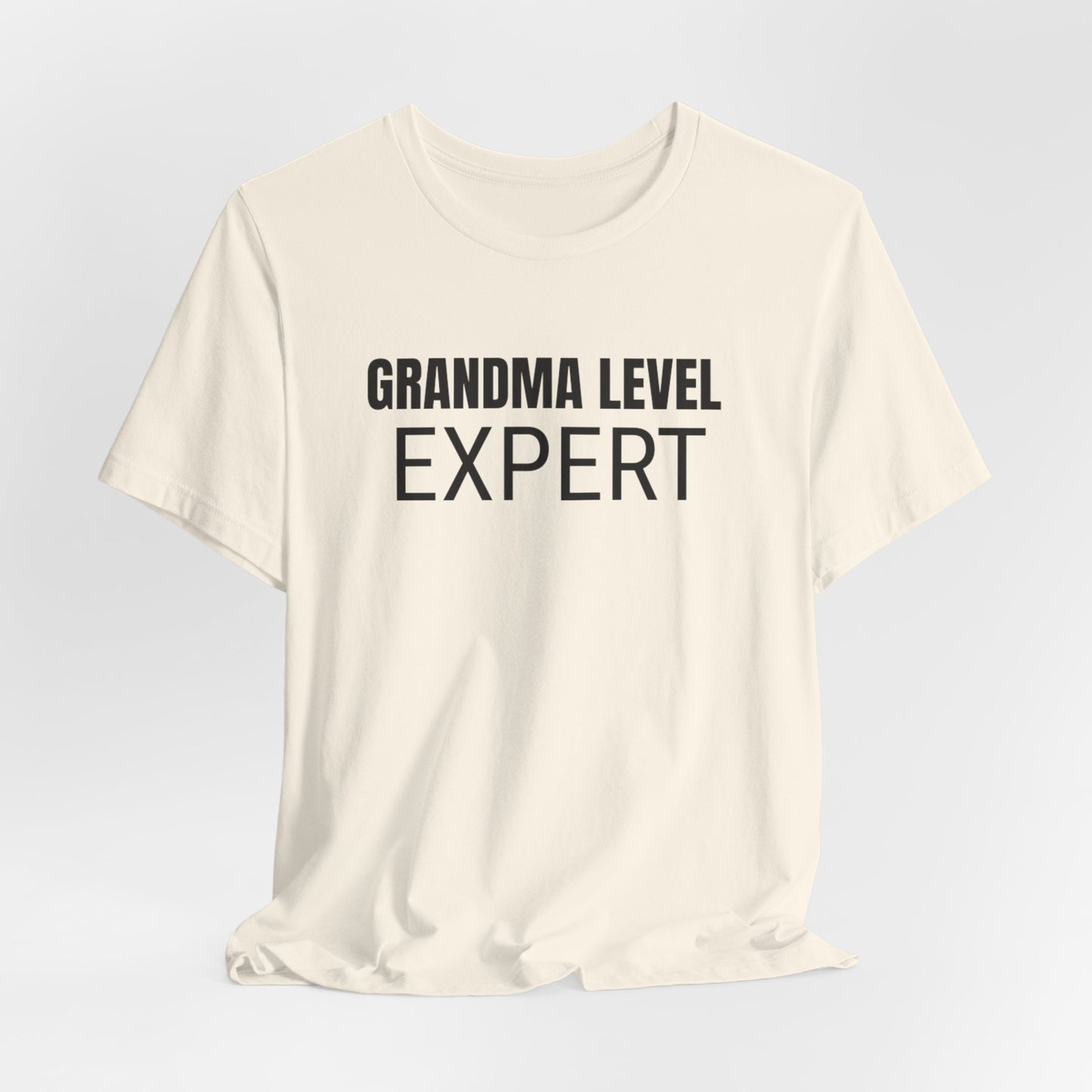 Grandma Level Expert, Funny Grandma T-Shirt, Gift for Grandma, Cute Grandmother Tee
