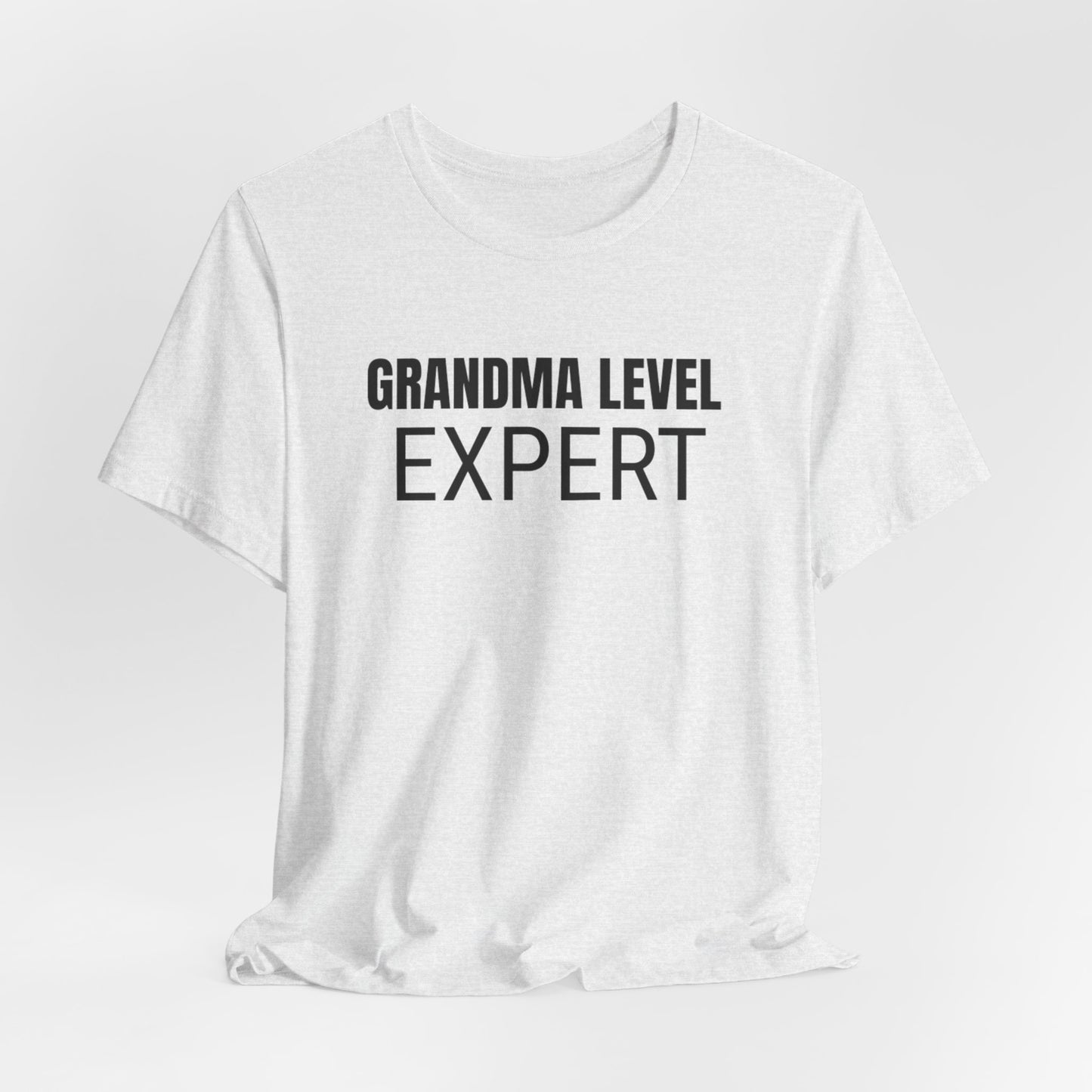 Grandma Level Expert, Funny Grandma T-Shirt, Gift for Grandma, Cute Grandmother Tee