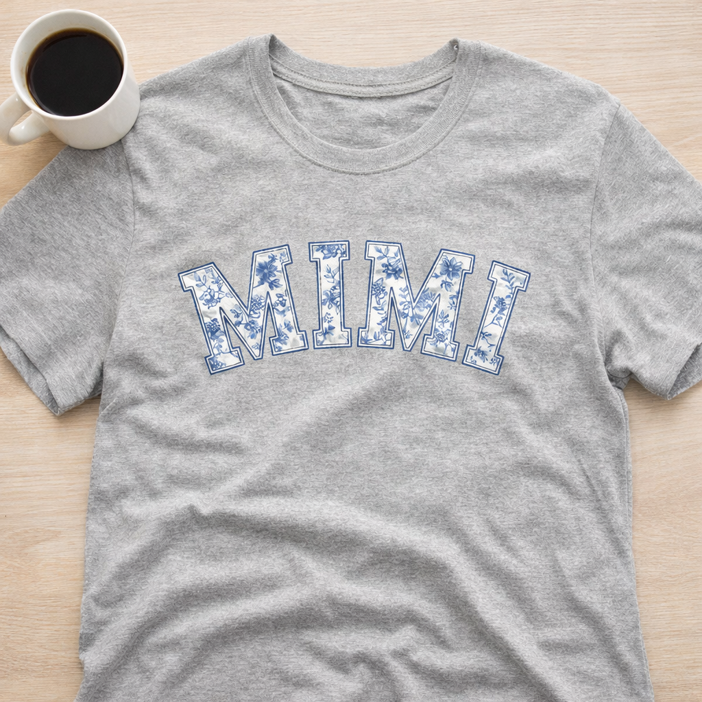 Blue Floral Mimi T-Shirt