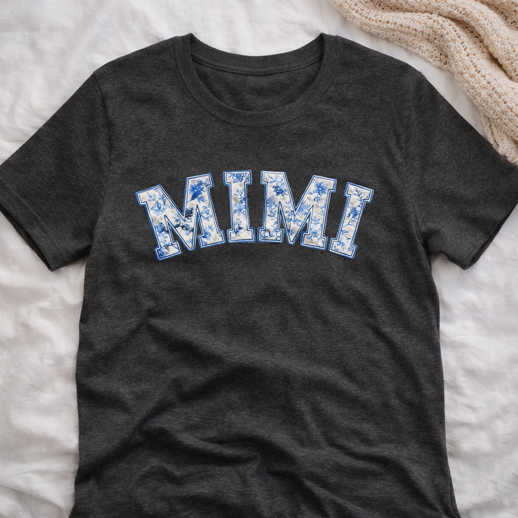 Blue Floral Mimi T-Shirt