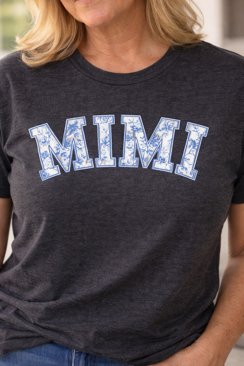 Blue Floral Mimi T-Shirt