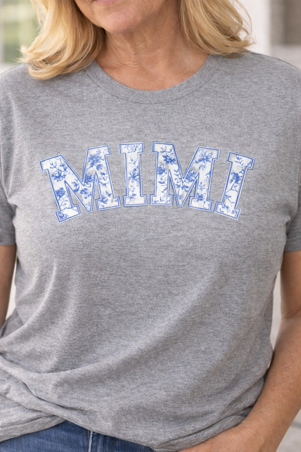 Blue Floral Mimi T-Shirt