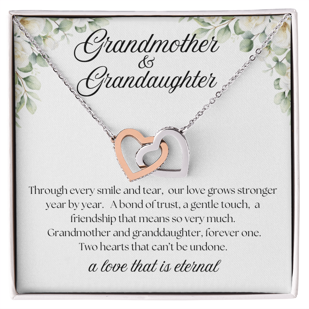 Grandmother & Granddaughter Necklace – Eternal Love
