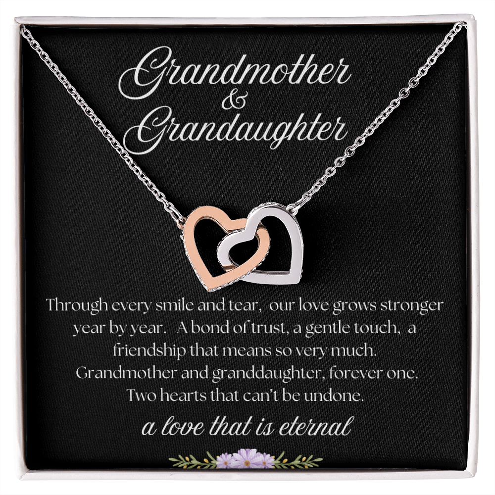 Grandmother & Granddaughter Necklace – Meaningful Gift of Eternal Love