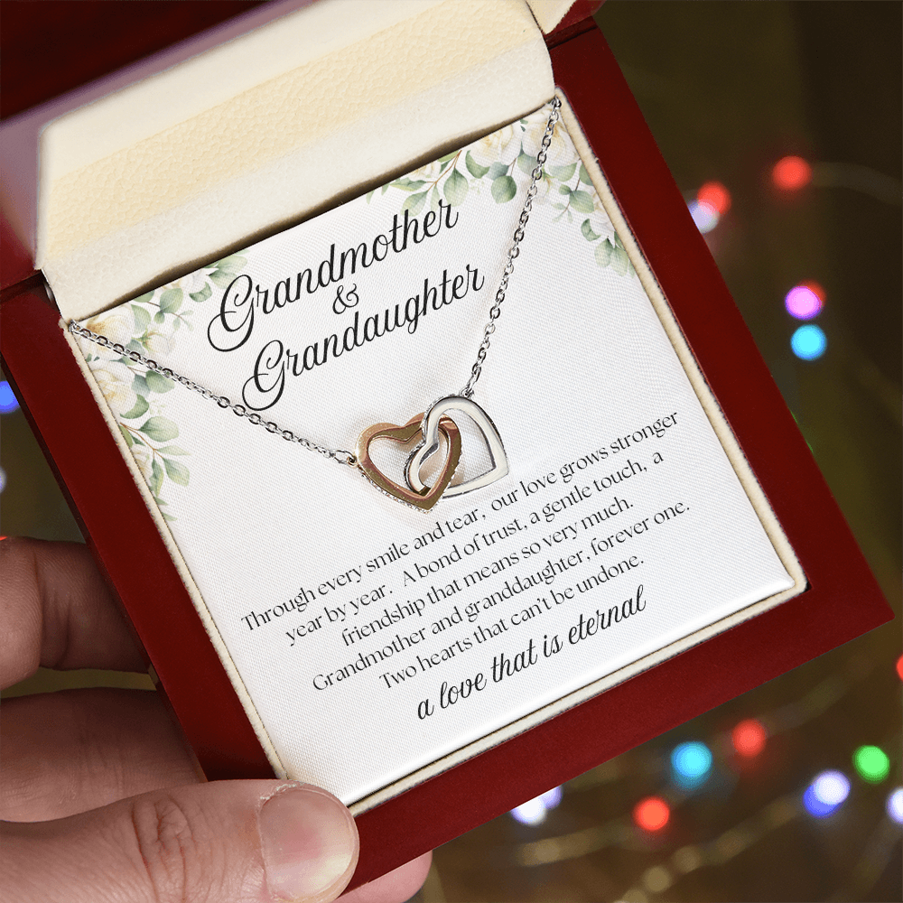 Grandmother & Granddaughter Necklace – Eternal Love