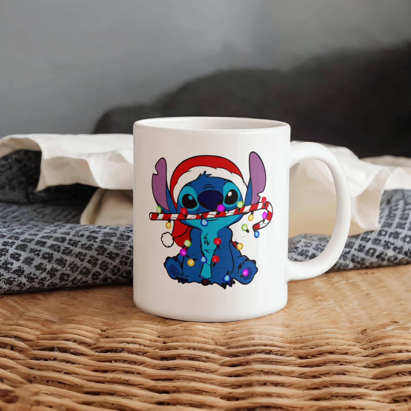 Stitch Character | White Ceramic Mug