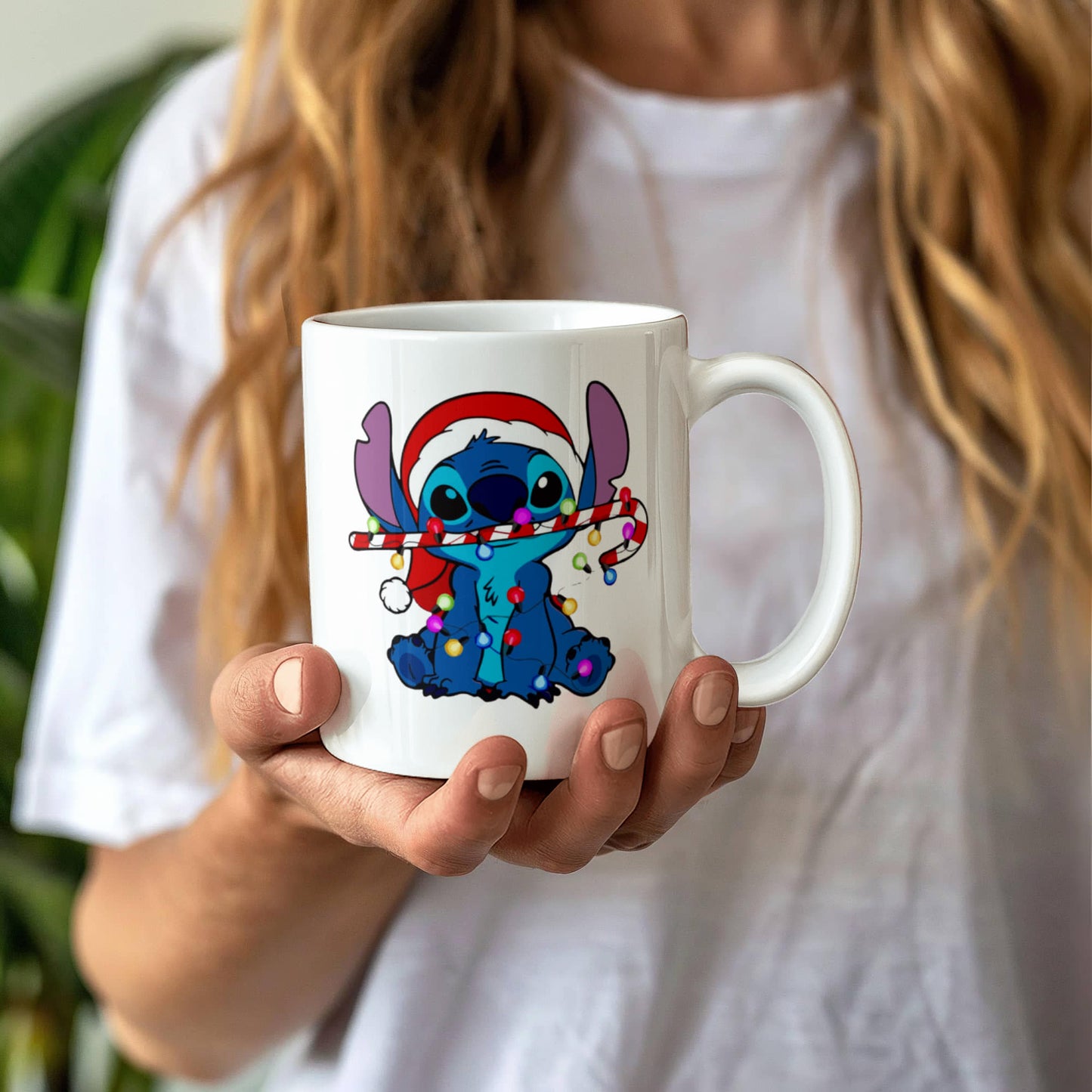 Stitch Character | White Ceramic Mug
